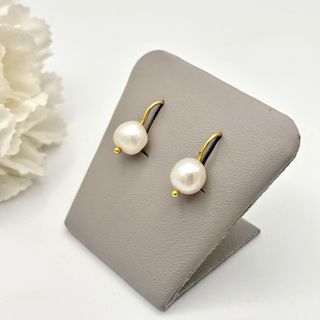 Pendientes oro 18kt perlas