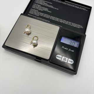 Pendientes oro 18kt perlas