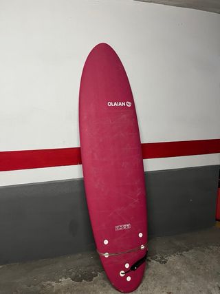 Tabla de surf OLAIAN 7' con diseño tropical
