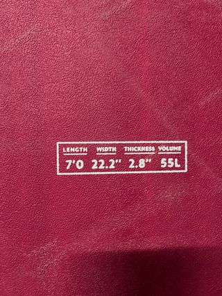 Tabla de surf OLAIAN 7' con diseño tropical