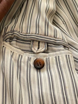 Cazadora Piel Vintage Marrón cuello desmontabledes