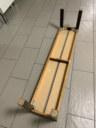 Banco Ikea BJURSTA Madera Negro/Marrón