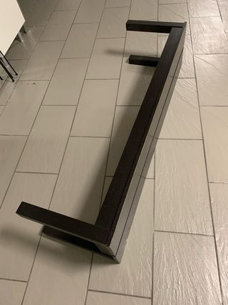 Banco Ikea BJURSTA Madera Negro/Marrón