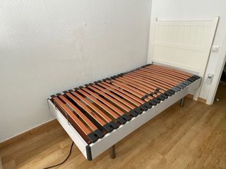 Cama articulada madera y metal