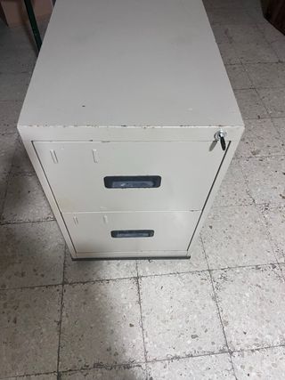 Mueble archivador metálico gris