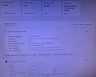 Ordenador Estudio y Juego