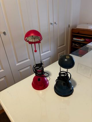 2 Lamparitas de estudio metal/plástico
