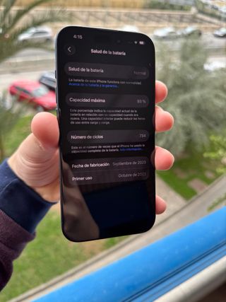 iPhone 15 Pro 256GB - 93% Batería