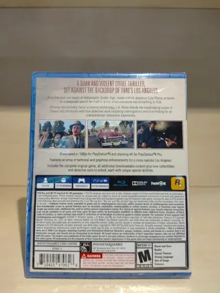 L.A. Noire PS4 Nuovo