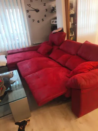 Sofá Chenlong Eléctrico Rojo