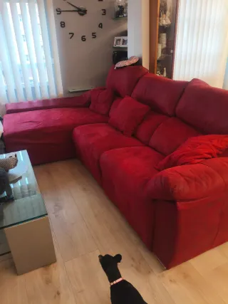 Sofá Chenlong Eléctrico Rojo