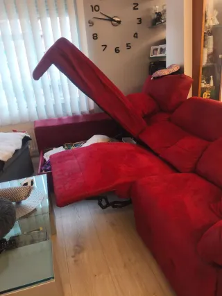 Sofá Chenlong Eléctrico Rojo