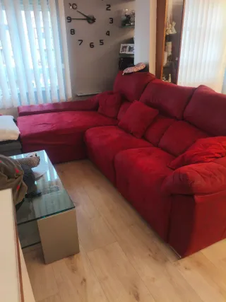 Sofá Chenlong Eléctrico Rojo