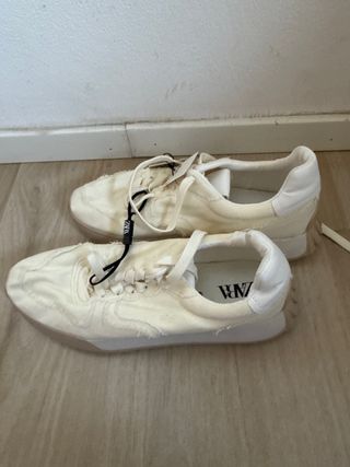 Zara Scarpe Beige/Bianche