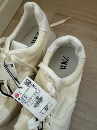 Zara Scarpe Beige/Bianche