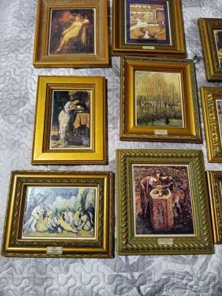 Quadri Impressionisti Ceramica Legno