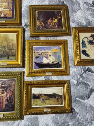 Quadri Impressionisti Ceramica Legno