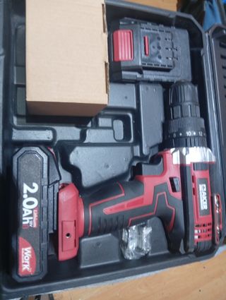 Taladro Percutor Aicer con 2 Baterías