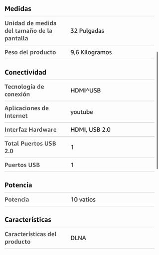 Televisor LG 32 pulgadas