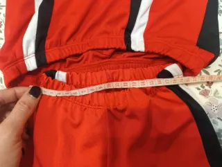 Maillot Ciclismo Infantil Rojo y Negro