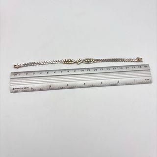Pulsera de oro blanco 18kt con diamantes