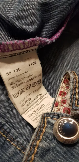 Cazadora vaquera JOCAVI desgastada Talla 40