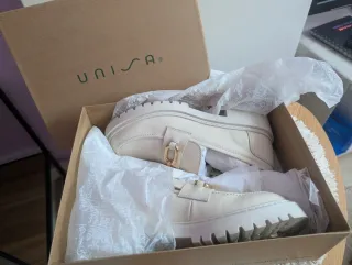 Zapatos mocasin mujer Unisa Talla 37 blanco