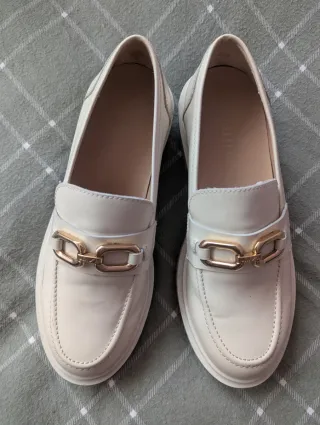 Zapatos mocasin mujer Unisa Talla 37 blanco