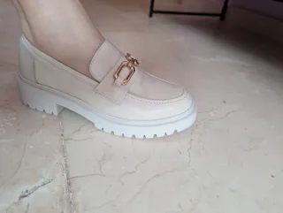 Zapatos mocasin mujer Unisa Talla 37 blanco