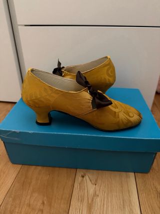 Corpiño S.XVIII Dorado/Mostaza mujer