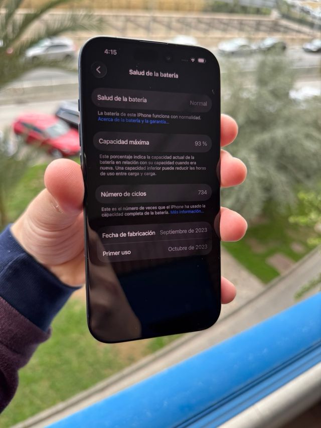 iPhone 15 Pro 256GB - 93% Batería