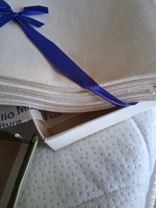 Lenzuolo misto lino beige