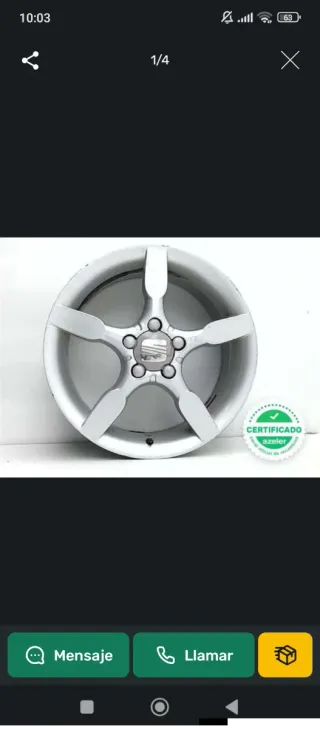 Llantas FR Seat Altea solo cambio a ese modelo