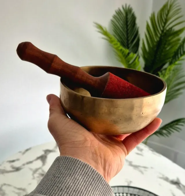 Cuenco Tibetano Bronce con Mazo
