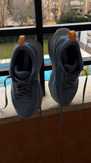 Zapatillas Hoka Mujer Talla 37.5 Azul/Rosa