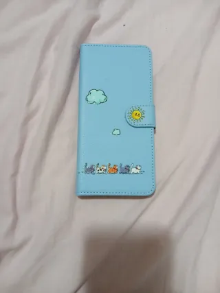 Funda móvil para samsung galaxy a13 4G azul con ga