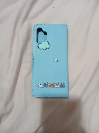 Funda móvil para samsung galaxy a13 4G azul con ga