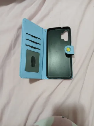 Funda móvil para samsung galaxy a13 4G azul con ga