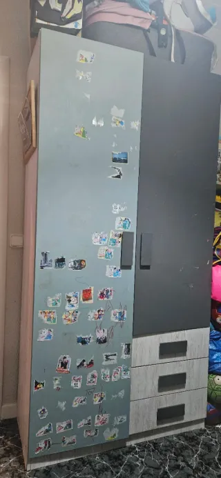 Cama juvenil con cajones y cama supletoria