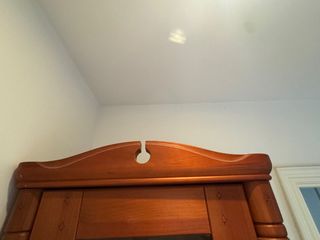 Vitrina madera maciza cristal