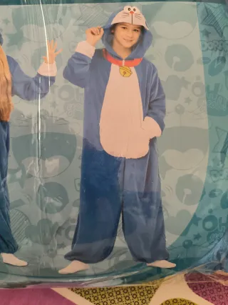 Disfraz Doraemon Mono con Capucha Nuevo