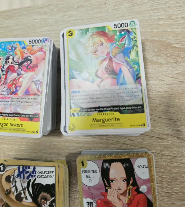 Lote cartas One Piece