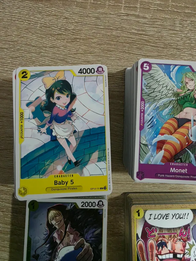 Lote cartas One Piece
