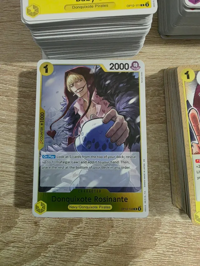 Lote cartas One Piece