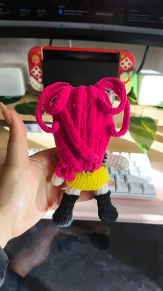 Muñeca Kpop Crochet Rosa