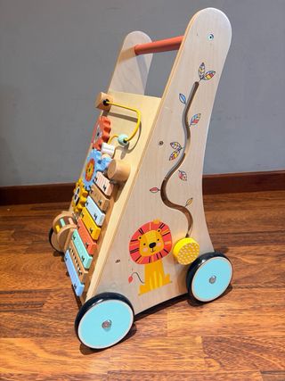 Andador infantil de madera EUREKAKIDS