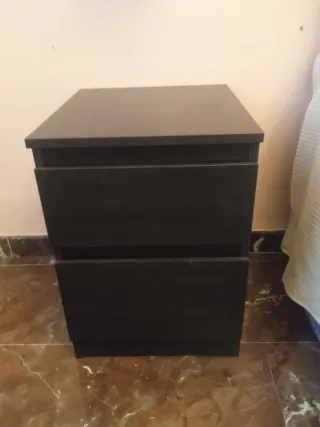 Mesita de noche Ikea madera dos unidades