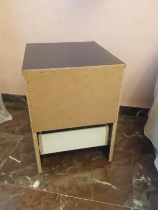 Mesita de noche Ikea madera dos unidades