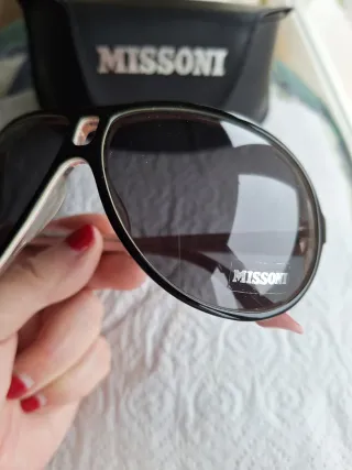 Gafas de sol Missoni negras y rosas