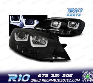 FAROS VOLKSWAGEN VW GOLF 7 12-17 GTI LUZ DIURNA LED FONDO NE